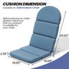 Crestlive Products Adirondack Chair Cushion Thickening Water Resistant Fade Resistant - 2 of 4