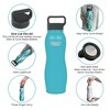 Healthy Human Stainless Steel Curve Water Bottle |(21 oz/ 621 ML, Glacier) - 2 of 4