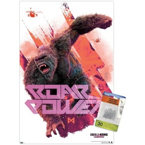 Trends International Godzilla x Kong: The New Empire - Roar Power Unframed Wall Poster Prints - 1 of 4