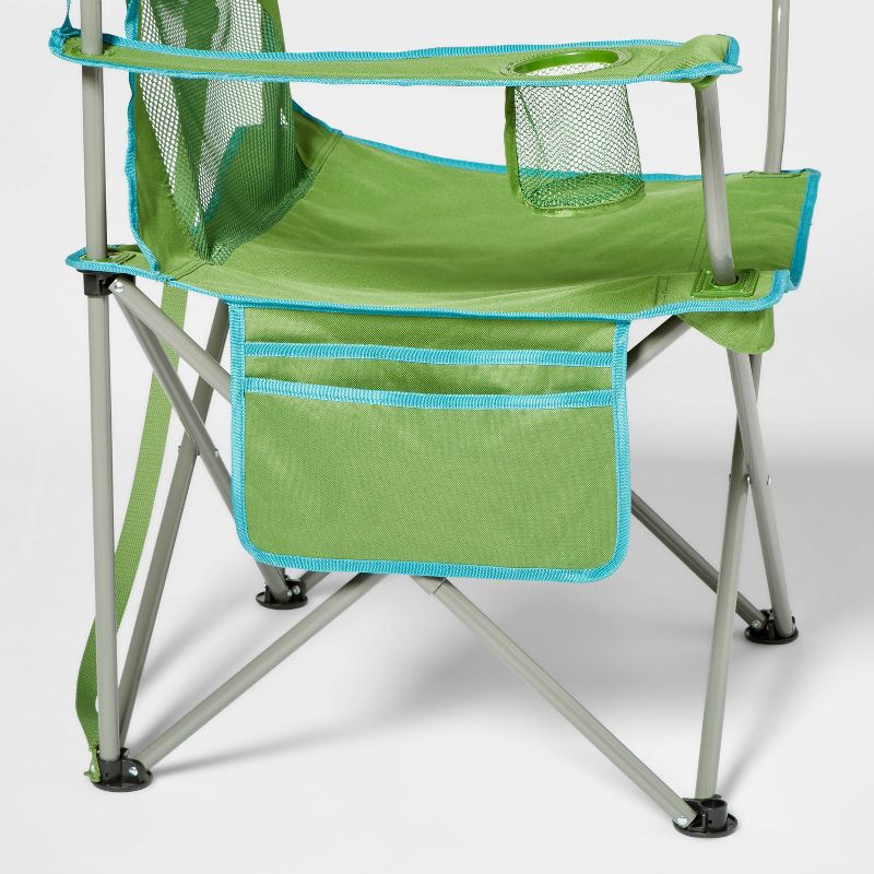 Oversized Outdoor Portable Mesh Camp Chair Green - Embark&#8482;, 5 of 7