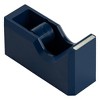 JAM Paper Colorful Desk Tape Dispensers - Navy Blue: Plastic File Fasteners, Stationery Clips, 1.75" Height, 2.5" Width - 3 of 4