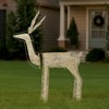 Karl Home 3.6ft Golden Reindeer with Movable Head 100 LED Lights Christmas Decoration - 2 of 3