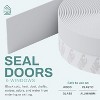 HOME INTUITION 45mm x 33ft Self Stick Silicone Door Seal Weatherstrip - 4 of 4