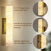 CityFurn 20" Modern LED Wall Sconce With Alabaster Shade - 3 of 4