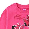 Disney Minnie Mouse Girls Sweatshirt and Pants Set 2 Piece for Toddler and Big Kids - 4 of 4