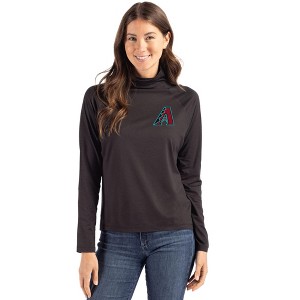 Arizona Diamondbacks Cutter & Buck Coastline Epic Comfort Recycled Womens Funnel Neck - 1 of 1