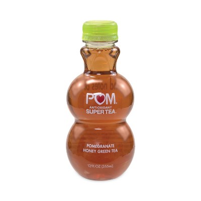 Pom Wonderful Antioxidant Super Tea, Pomegranate Honey Green Tea - Case of 6 - 12oz