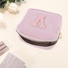 Unique Bargains Letter V Pattern Makeup Bag 1 Pc - 3 of 4
