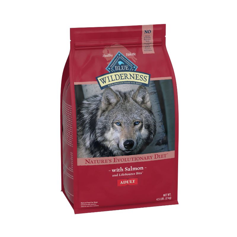 Blue Buffalo Wilderness High Protein Natural Adult Dry Dog Food with Salmon, 6 of 11