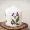 P Light Purple Natural Dried Craft Accessories Dried Pressed Flower 0.6-1 Inch Light Purple 48 Pcs - 4 of 4
