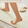 BAGOKIE Waffle Non-Slip Bath Mat Super Absorbent & Quick Dry Bathroom Rug - 3 of 4
