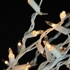 Northlight 9' Christmas Lighted Cascade Outdoor Decoration Twig Tree- Clear - 2 of 2