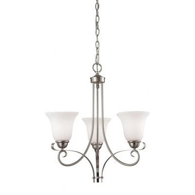 Thomas Lighting Brighton 3 - Light Chandelier in  Brushed Nickel