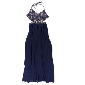 City Studio Womens Embellished Gown Dress, Blue, 9 - 1 of 1