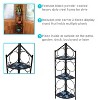 Sunnydaze Steel 3-Tiered Potted Flower Plant Folding Corner Stand Display with Mosaic Tiled Top - 44" - Blue - 3 of 4