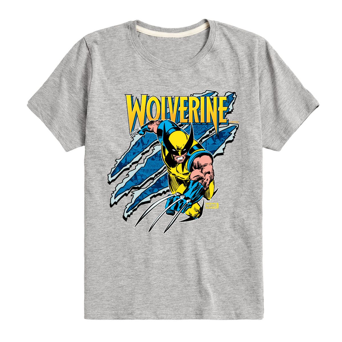 Boys' - Marvel - Wolverine Slash Short Sleeve Graphic T-Shirt