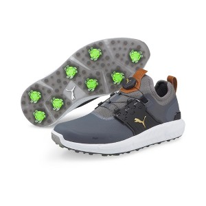Puma Men's Ignite Articulate Disc Golf Shoes - Quiet Shade/Gold/Black - 1 of 1