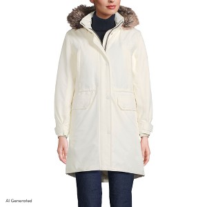 Lands' End Women's Expedition Down Waterproof Winter Parka - Large