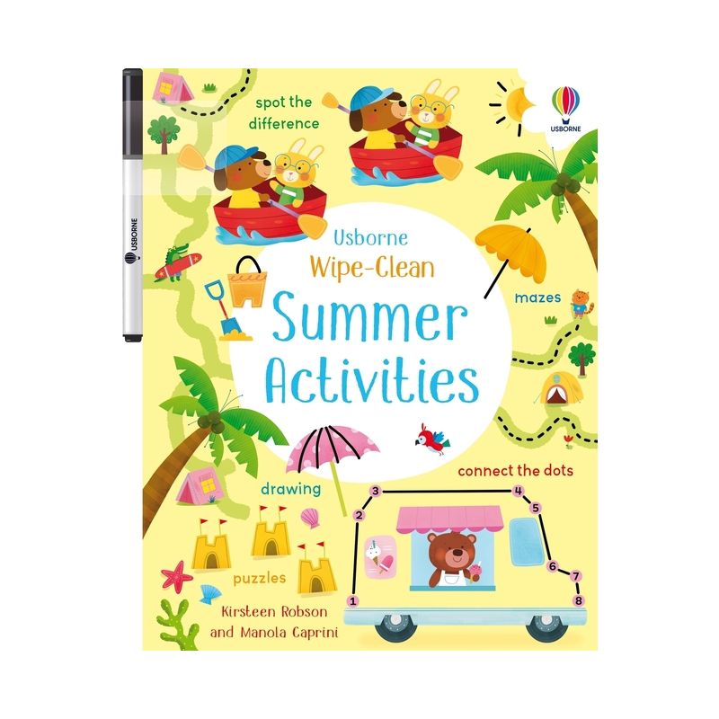 Wipe-Clean Summer Activities - (Wipe-Clean Activities) by  Kirsteen Robson (Paperback), 1 of 2