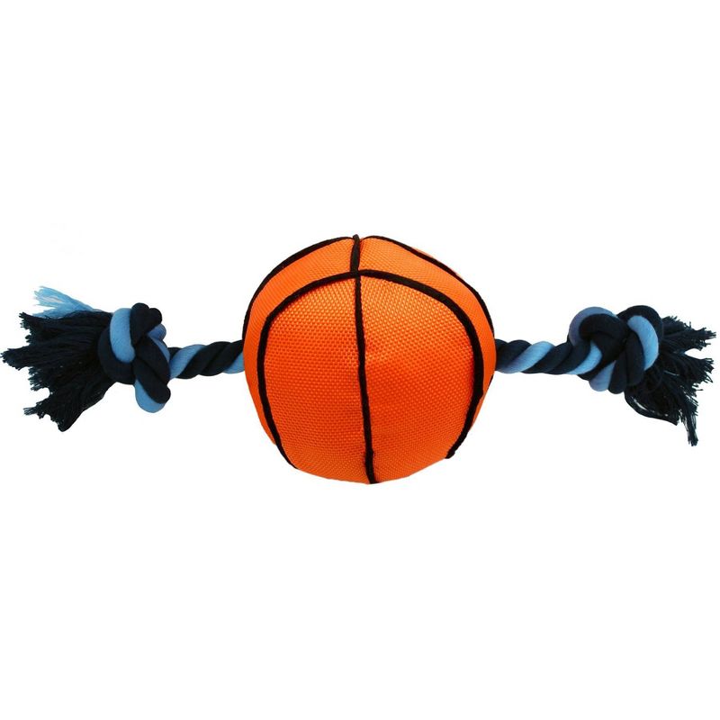 NCAA North Carolina Tar Heels Basketball Rope Dog Toy, 2 of 4