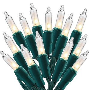 Dazzle Bright 150 Incandescent Lights Christmas Mini String Lights Warm White - 1 of 4