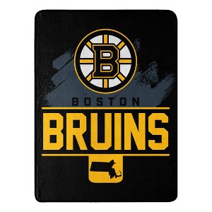 NHL Boston Bruins Micro Throw Blanket - 1 of 4