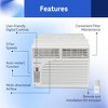 Cool-Living 10,000 BTU Window Mount Room Air Conditioner with Installation Kit and Remote Control, Cools Rooms Up To 450 Square Feet, White - 3 of 4