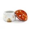 Novelty Ceramic Bowl with Lid Orange - Bullseye's Playground™ - 3 of 3