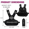 Adjustable Weighted Vest Women,  4-10 Lb/6-20 Lb Weight Vest with Ironsand Weights and DIY Zone for Walking, Jogging and Strength Training - 2 of 4