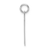 Black Bow Jewelry Sterling Silver, Jersey Collection, Medium Number 21 Pendant - 2 of 4