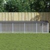 vidaXL Chicken Cage Anthracite Galvanized Steel Large Durable - 2 of 4