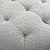 VYNXARIA Round Ottoman storage stool with Cover Lid,Decorate the living room and bedroom with round teddy fleece storage Ottoman (Grey) - 4 of 4