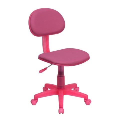 Pink Fabric Ergonomic Swivel Task Chair Flash Furniture Target