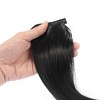 Unique Bargains Women's Invisible Synthetic Hair Extensions Adjustable Headband No Clip Long Straight Hairpieces - 3 of 4