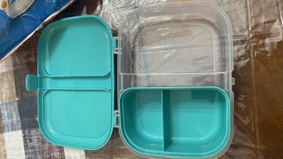 Sistema 1.1 Liter To Go Split Lunch Box, Minty Teal