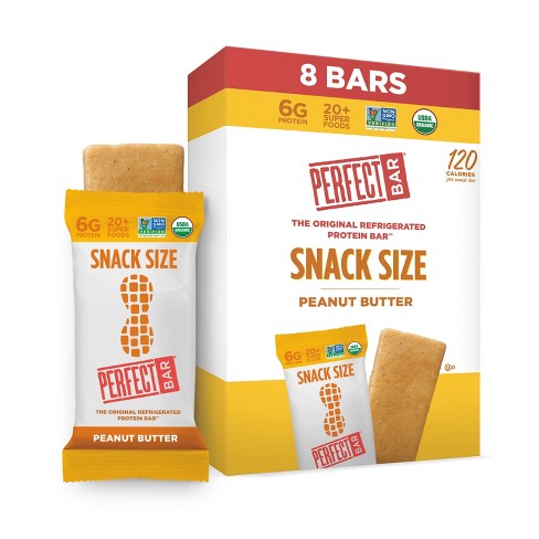Perfect Bar Peanut Butter Snack Size Protein Bars - 7oz/8ct : Target