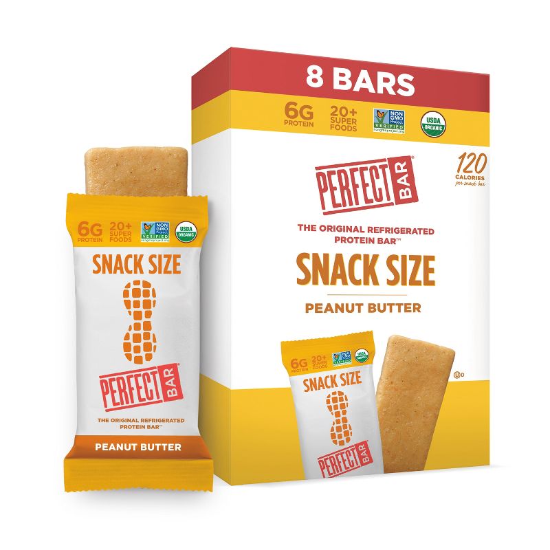 Perfect Bar Peanut Butter Snack Size Protein Bars - 7oz/8ct, 1 of 14