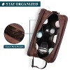 PAVILIA Toiletry Bag for Men, Travel Pouch Essentials Shaving Dopp Kit, Water Resistant Organizer Case Accessories - 4 of 4