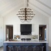 Baoure Black Farmhouse Candle Chandelier Round Rustic Modern Light Fixture High Ceiling Chandeliers 90 Light 59in for Living Room Dining Room Foyer - 4 of 4