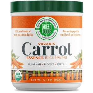 Organic Carrot Essence by Green Foods  -  5.3 oz Powder - 1 of 2