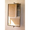 Wall Mirror, Rotating Rectangular Wall Mirror 14"H - Antique Brass Finish By Kalalou - 3 of 3