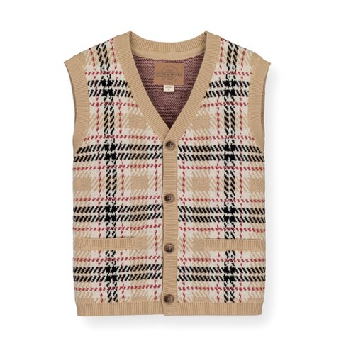Hope u0026 Henry Boys' Organic Cotton Button Front Sweater Vest, Infant : Target