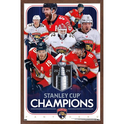 Trends International NHL Florida Panthers - 2024 Stanley Cup Champions Framed Wall Poster Prints - image 1 of 4