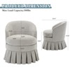 Upholstered Dining Chair,Mid Century Modern Armchair,Vanity Stool,Comfy Single Sofa for Bedroom,Living Room,Dining Room - 3 of 4