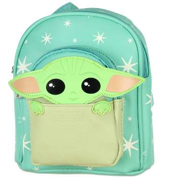 Star Wars The Mandalorian Baby Yoda The Child Micro Mini Backpack Shoulder Bag Green