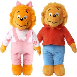 Mighty Mojo The Berenstain Bears Plush Doll Set - Brother Bear and Sister Bear - Based on The Berenstain Bears Book - 14 Inch Plush Doll Toy - 1 of 4