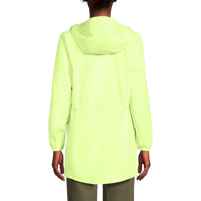 Lands' End Women's Waterproof Hooded Packable Raincoat, 2 of 7