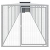 vidaXL Chicken Cage Anthracite Galvanized steel Large Durable - 3 of 4