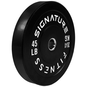 Kumasinova 2" Dia Olympic Weight Plates,Rubber Olympic Barbell Plates for Strength Training,Many Options - 1 of 4