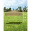 10x10 FT Heavy Duty Pop Up Canopy Tent with 1 Removable Mesh Sidewalls, One Person Setup Commercial Shelter for Events, Parties, Camping - 2 of 4
